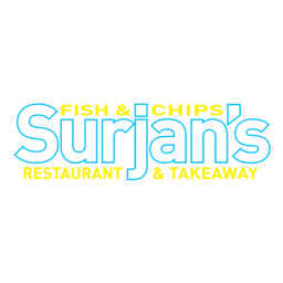 Surjans Fish n Chip Restaurant & Takeaway logo.