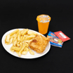 Fish Cake & Chips Kids Meal